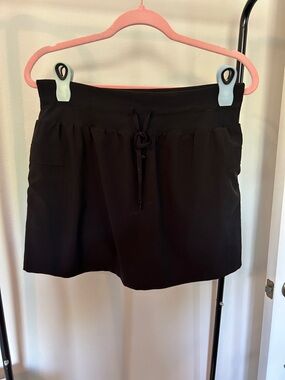 CALIA by Carrie Underwood Black Drawstring Skort Shorts